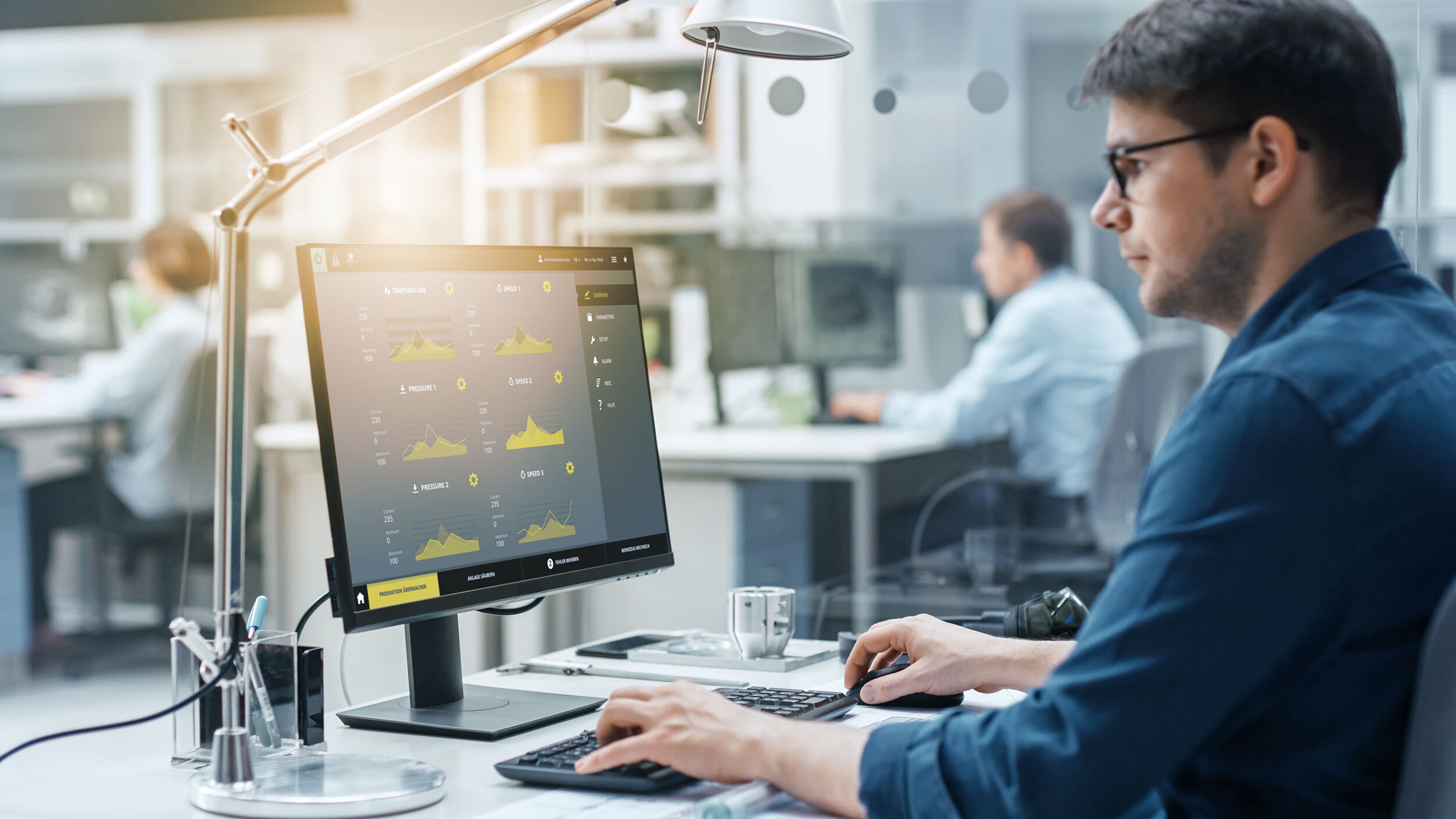 Atvise Monitor Rethinking SCADA - atvise - HMI + SCADA