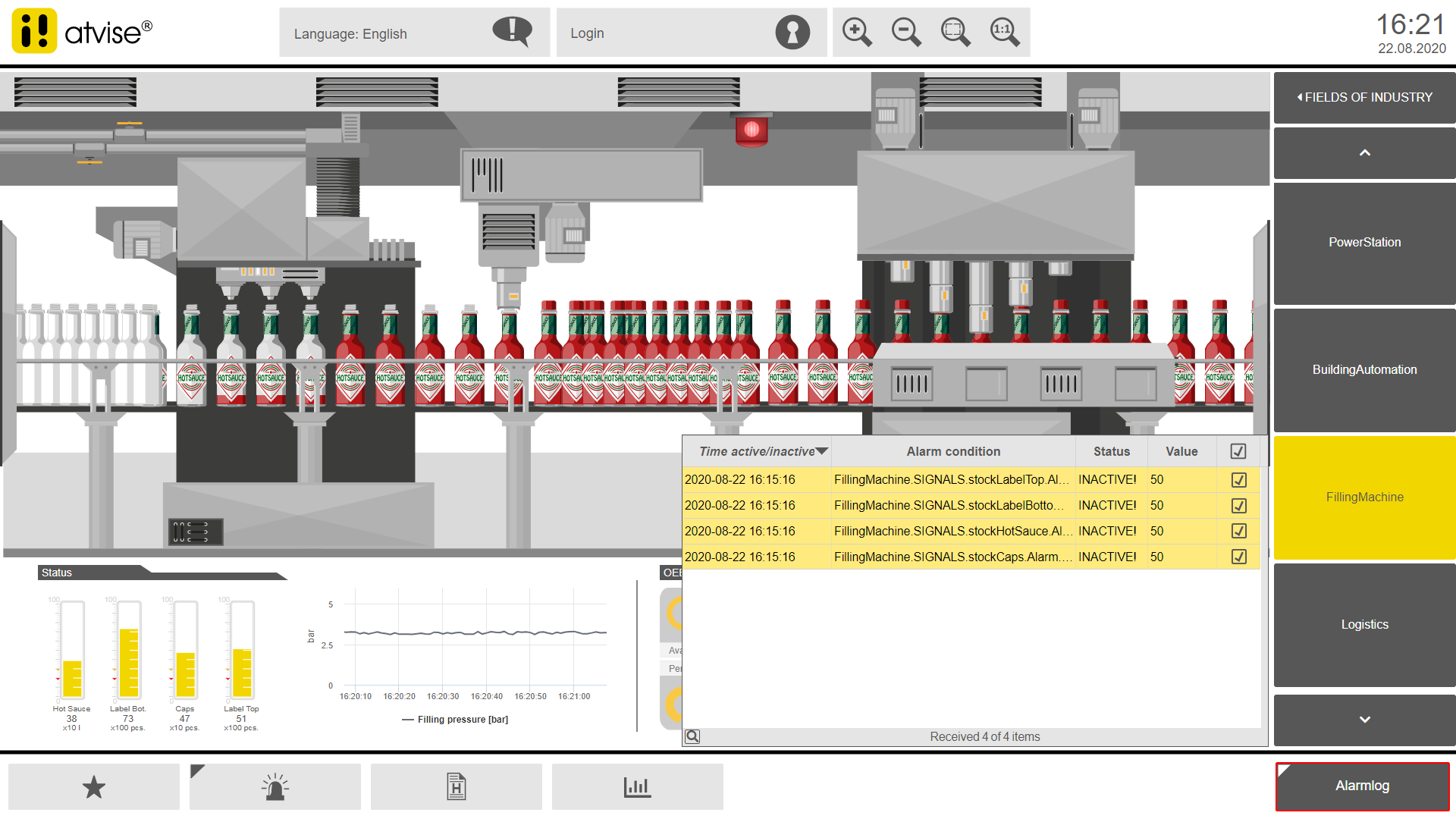 Atvise Monitor atvise® builder – for HMIs, visualizations & engineering - atvise - HMI ...