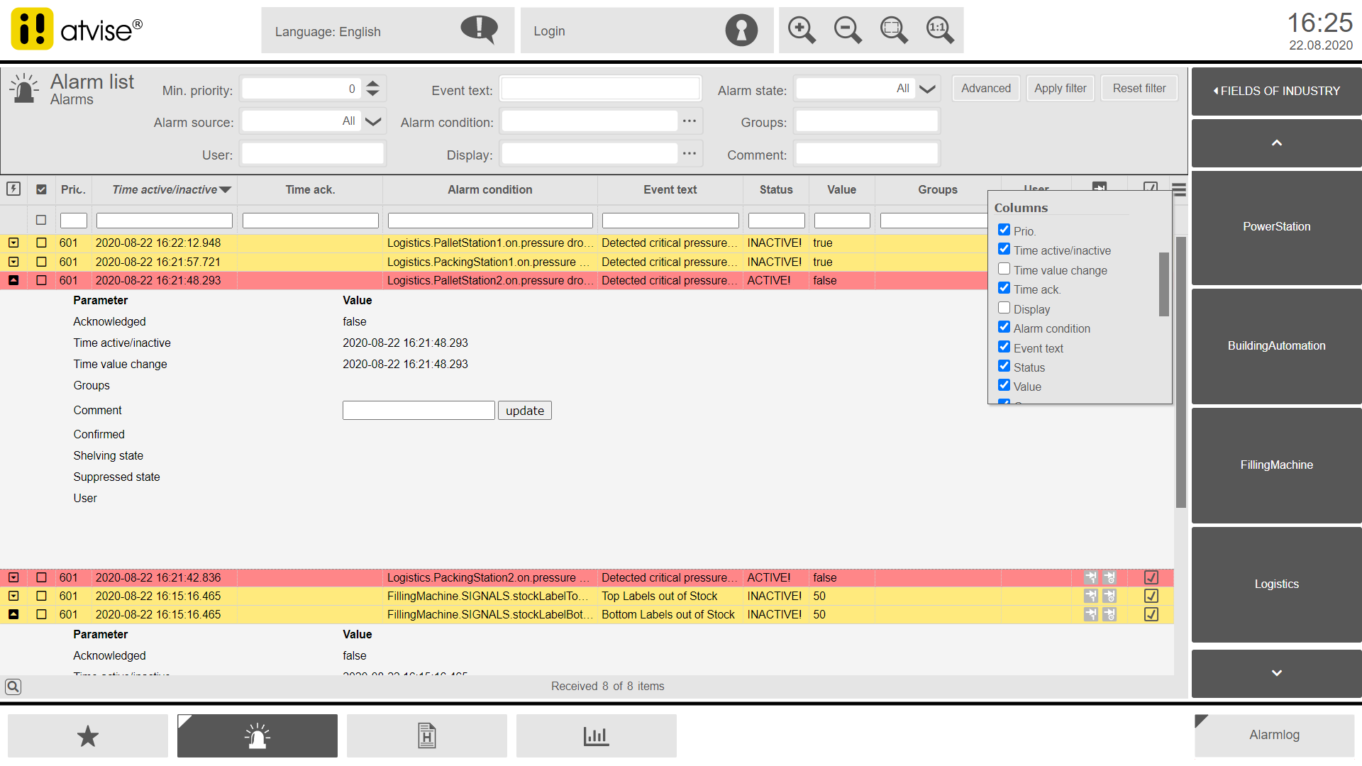 Atvise Monitor atvise® builder – for HMIs, visualizations & engineering - atvise - HMI ...