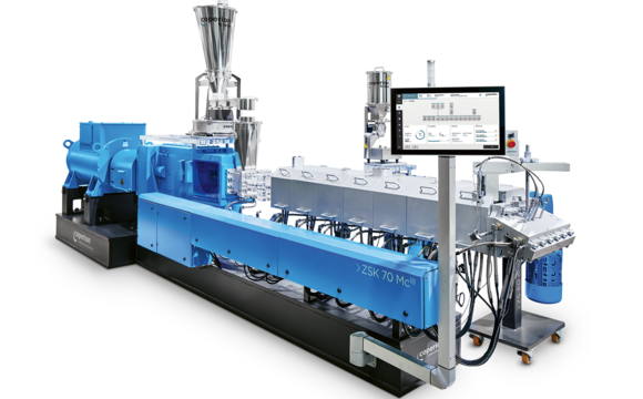 ZSK Doppelschneckenextruder von Coperion mit CSpro Steuerung